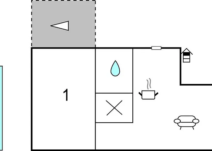 Appartement One-bedroom In Okrug Gornji *